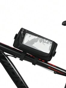 Mountain Bike Waterproof Bag Frame Bag Phone Bag Top Tube Bag Saddle Bag Cycling Equipment Bicycle Accessories - Hot Pink - View 4