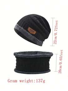 Mũ len nam - Màu Đỏ Sâu - Xem 12