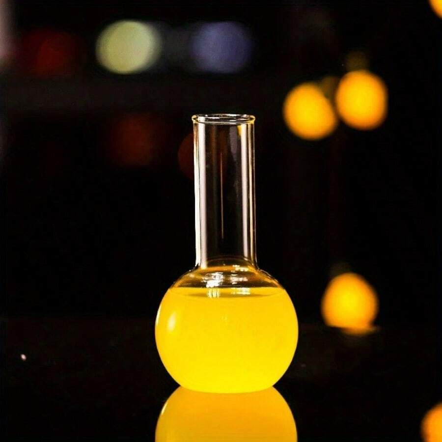 1 件酒吧創意雞尾酒玻璃器皿,餐廳果汁、咖啡、啤酒和特殊果汁飲料混合玻璃器皿 - 無色 - 查看 1