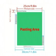 新品 DIY 钻石画套件 向日葵下的可爱猫咪动物风景亚克力马赛克墙画圆形钻石套装带工具 适用于客厅、卧室装饰 30x40cm/件 - 金色 - 查看 2