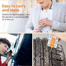 1~5pcs Tyre Tread Depth Gauge, 0-20 Mm Tire Ruler, Portable Tyre Tread Checker, Vernier Depth Caliper, Plastic Measurement Tool For Car Motorcycle Truck Caravan Trailer Wheel - White - View 10