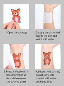 1 Piece Skull Tattoo Sticker Waterproof Long-Lasting Handsome For Male Arm Chest - Multicolor - View 7