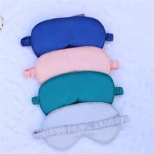 4pcs Double-Sided Silk Sleeping Eye Mask - Multicolor - View 2