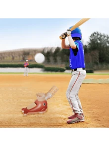 Automatic Baseball Pitching Machine Toy, Interactive Game, Outdoor Activity - Multicolor - View 6