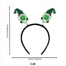 1pc Festival Decoration Headband - St. Patrick's Day Headband With Clover Design - Multicolor - View 2