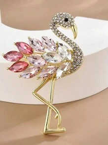 Luxurious Black Flower Design Rhinestone Brooch Valentines,Mom,Mother,Mother's Day,Gift - Black Flowers - View 15