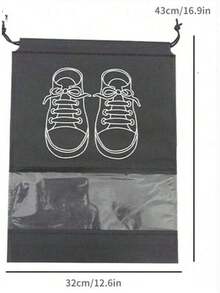 10 件/5 件/1 件鞋收納袋,防曬,防塵鞋套,防塵罩,掛鞋袋 - 彩色 - 查看 8