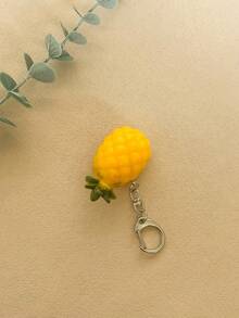 1入組有趣逼真的菠蘿造型鑰匙扣和裝飾品,適合送給兒童、家人、朋友。可固定於錢包、袋子、化妝包上,適用於日常使用、青少年、學生、專業人士和情人節禮物 - 彩色 - 查看 6