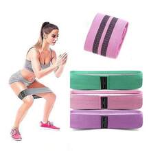1pc Knitted Elastic Hip Band For Training, Squats, Yoga, And Fitness Exercises For Women - Pink - View 4