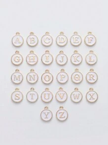 1pc Cute Cup Pendant Decorated With Lobster Clasp, Chain, English Alphabet, Bracelet, Keychain, Backpack Accessory Casual Gift Souvenir Car Accessories Bag Charm School Goth Y2k Bag Accessories Lanyards With Id Holder Car Accessories Bag Charms