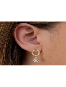 Stud Earrings - 金色 - 查看 1