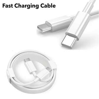 1 Cable de carga USB C a Tipo C, cable de datos y carga rápida USB C, compatible con iPhone 16/16 Pro/16 Plus/16 Pro Max/Compatible con iPhone 15/15 Pro/15 Plus/15 Pro Max, Galaxy A14 5G A13 A54 A53 S25 S24 S23 S22 Ultra S21 S20, cable para teléfonos Android compatible con iPhone 16, 16 Pro Max, 15, 15 Plus, 15 Pro, 15 Pro Max, compatible con Xiaomi, compatible con OnePlus Tipo C