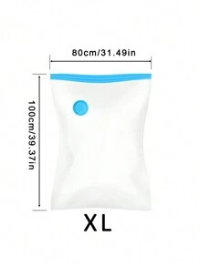 5/6/7/8/15入組厚款真空壓縮袋，存儲袋，家用衣物，服裝，被子，羽絨外套存儲袋 - 無色 - 查看 4