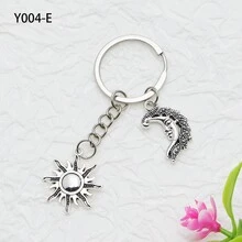 1pc Cute Bohemian Metal Keychain With Angel, Stars, Moon, Sun Shape, A Gift For Friends, Family And Lovers - Y004-e - View 11