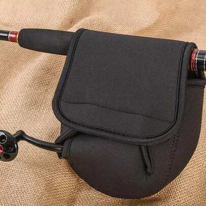1pc Spinning Reel Storage Bag, Fishing Reel Protective Cover, 3 Sizes