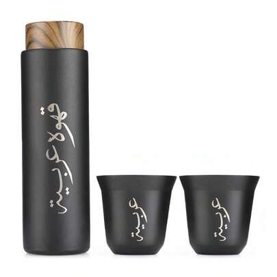 1个400ml/320ml/500ml真空隔热，80ml/160ml/70ml/30ml茶浓缩咖啡杯，不锈钢真空木纹盖杯配浓缩咖啡双杯礼盒套装，咖啡杯（80ml/160ml/70ml/30ml），一个真空杯或一个杯子，有多种肩带或无肩带可选 回到学校