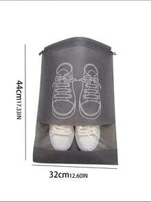 1 Pieza Bolsa Para Zapatos De Viaje Portátil Simple - Gris - Ver 9