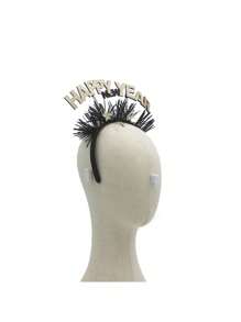 1個新年快樂頭箍髮飾,適用於新年派對服裝打扮 - 彩色 - 查看 3