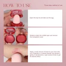 SHE LOVES Polvo ruborizador natural de destellos finos en crema, 20g/1 pieza