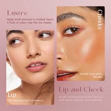 SHE LOVES Polvo ruborizador natural de destellos finos en crema, 20g/1 pieza