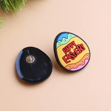 1對女士簡單、時尚、可愛的耳環,是情侶、女性、朋友和好朋友的理想禮物 - 可愛 - 查看 2