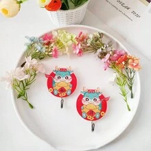 Hot Sell 2024 New Year Of The Dragon-Inspired Creative Red Happy Office Hook, Lucky Drawing Hook - Multicolor - View 2