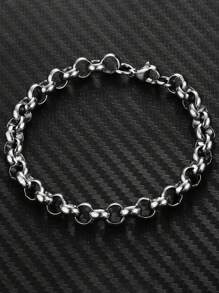 Aomogo Bracelet en acier inoxydable pour hommes et femmes, bijoux de cadeau d