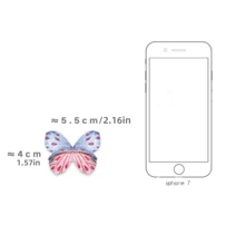 4pcs/Set Chinese Style Magnetic Bookmarks For Students With Simplicity & Elegance Design, Butterfly, Floral, Etc. Pattern - Multicolor - View 4