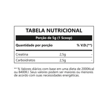 Power Creatina 300 Gramas Sabor Gourmet Nutrição Avançada - Natural - Visão 2