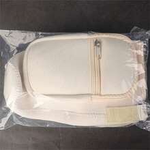 1 件水瓶手提袋，Angjiny 瓶袋支架，带可调节肩带，适合 H2.0 氯丁橡胶 40 盎司水瓶支架，适合徒步旅行露营 - 米色 - 查看 6