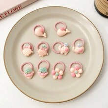 Baby's Thumb Hair Bands,Small Size Hair Bands,For Toddler With Fine Hair - Multicolor - View 4