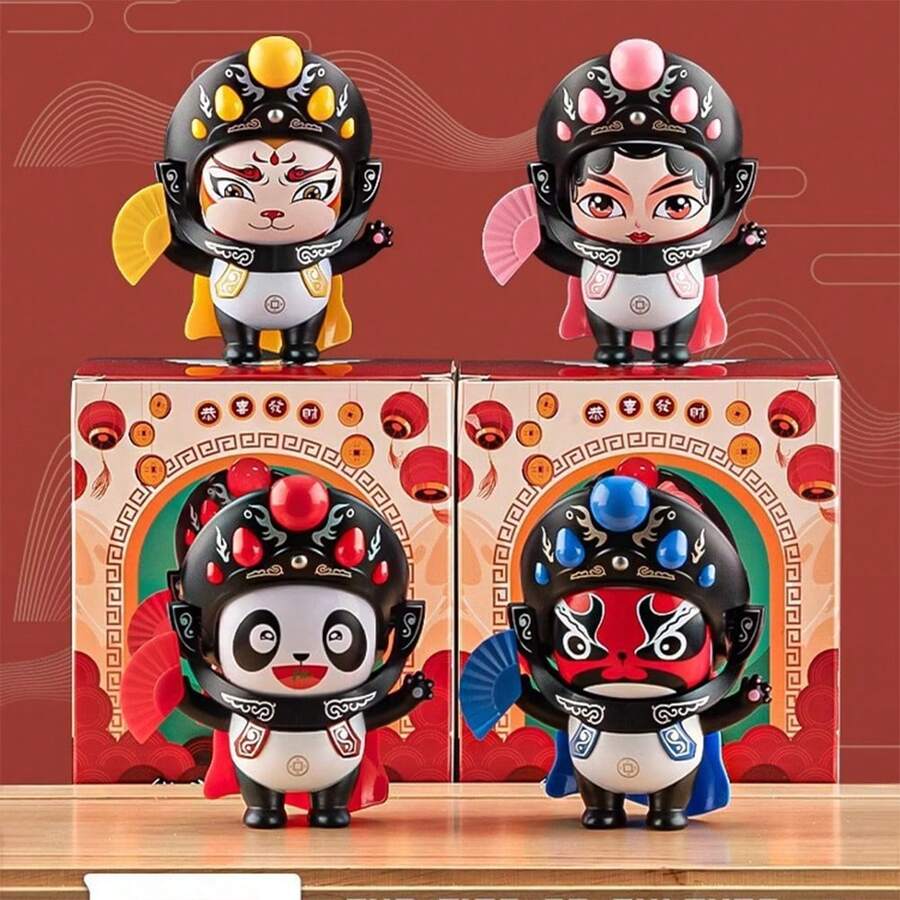 1 Miếng Dễ thương Nhựa Thay đổi khuôn mặt Búp bê Đồ chơi Đối với Hiệu suất at Các bữa tiệc