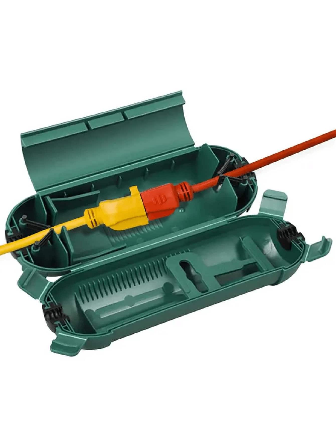 1 件戶外防水電纜接線盒電線保護蓋 - 綠色 - 查看 1