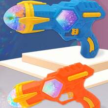1pc Space Projection Gun, Large-Sized Sound And Light Electric Toy Gun With Realistic Music - Orange - View 9