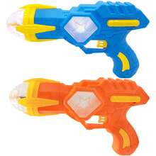 1pc Space Projection Gun, Large-Sized Sound And Light Electric Toy Gun With Realistic Music - Orange - View 7