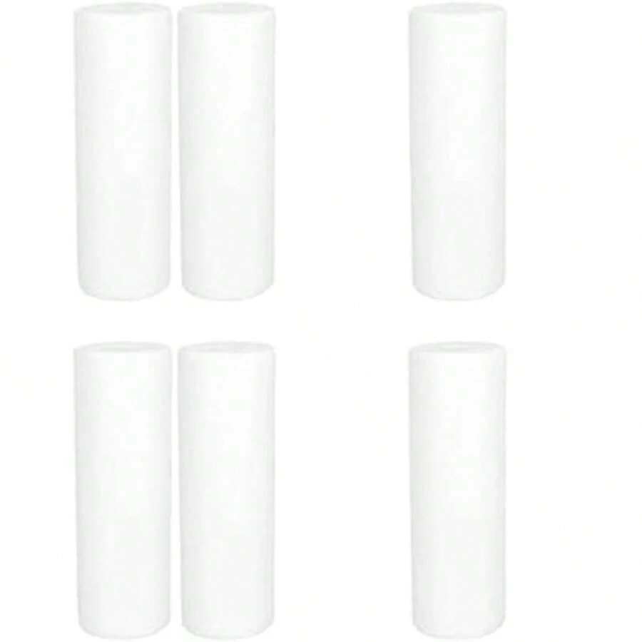 6pcs 15cm Cylinder Styrofoam Foam Bricks Rods Blocks For Diy Arts And Crafts Project - White - View 1