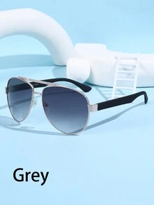 飛行員風格男式太陽眼鏡大圓架蛤蟆鏡遮臉瘦面和防uv,駕駛和釣魚配眼鏡 - 彩色 - 查看 11