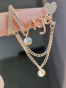 1入組古董滴油昆蟲飛蜻蜓胸針高級鑽石蜜蜂胸針水晶胸針 - 彩色 - 查看 12