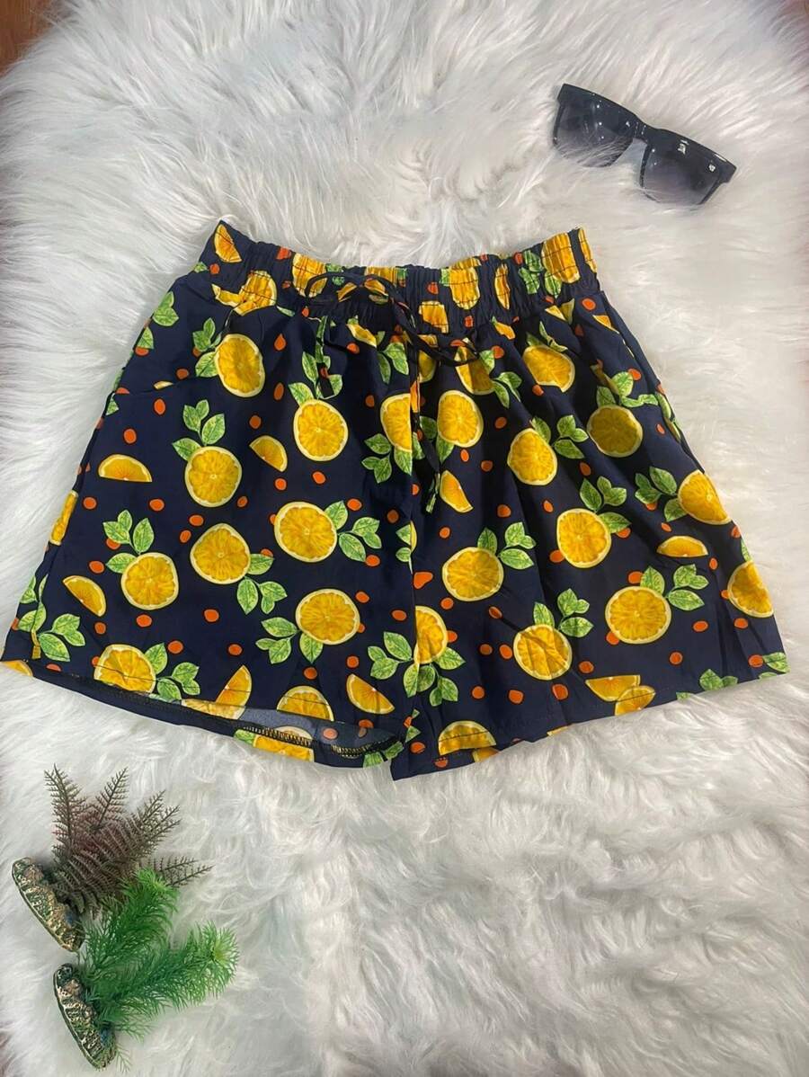 Women Shorts - Màu xanh hải quân - Xem 1