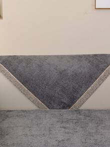 1pc Universal All Seasons Chenille Sofa Cushion Modern Simple Slip-Resistant Sofa Cover With Dust Proof & Dirty Resistant Function, Grey, Washable By Machine - Màu xám đen - Xem 6