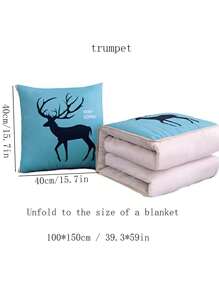 1 Miếng Đa chức năng 2 trong 1 Gối & Chăn bông Sử dụng Kép Ô tô/xe hơi Gối Cái đệm & Chăn , Thực tế Qủa tặng Là Có thể mở rộng Đến - 40*40 mở rộng 100*150 - Xem 6