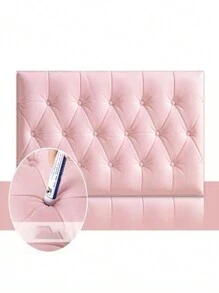 1 Peça Adesivo De Parede De Cabeceira Auto-adesivo À Prova D'água 3d Suave Para Quarto Infantil, Quarto E Sala De Estar