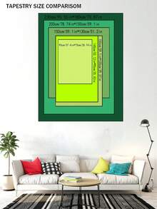 1片復活節節日印花掛毯 - 杏色 - 查看 2