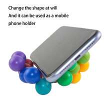 1pc Creative Colorful Transformable Beads Toy For Desk Decoration, Diy Beaded Bracelet - Multicolor - View 3