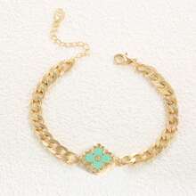 1條雙面鮑魚手鐲,時尚女性多用途手帶 - 粉紅色 - 查看 12