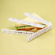 4 Piezas De Cortadores De Repostería En Forma De Césped, Ondas, Fuego Y Hielo Para Decorar Pasteles, Galletas, Pasteles Para Bodas Y Cumpleaños - Blanco - Ver 6