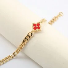 1條雙面鮑魚手鐲,時尚女性多用途手帶 - 粉紅色 - 查看 2