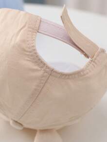 1pc Children's Dinosaur Cartoon Adjustable Baseball Cap With Letter Print Brim Suitable For Everyday Wear - Orange - View 4