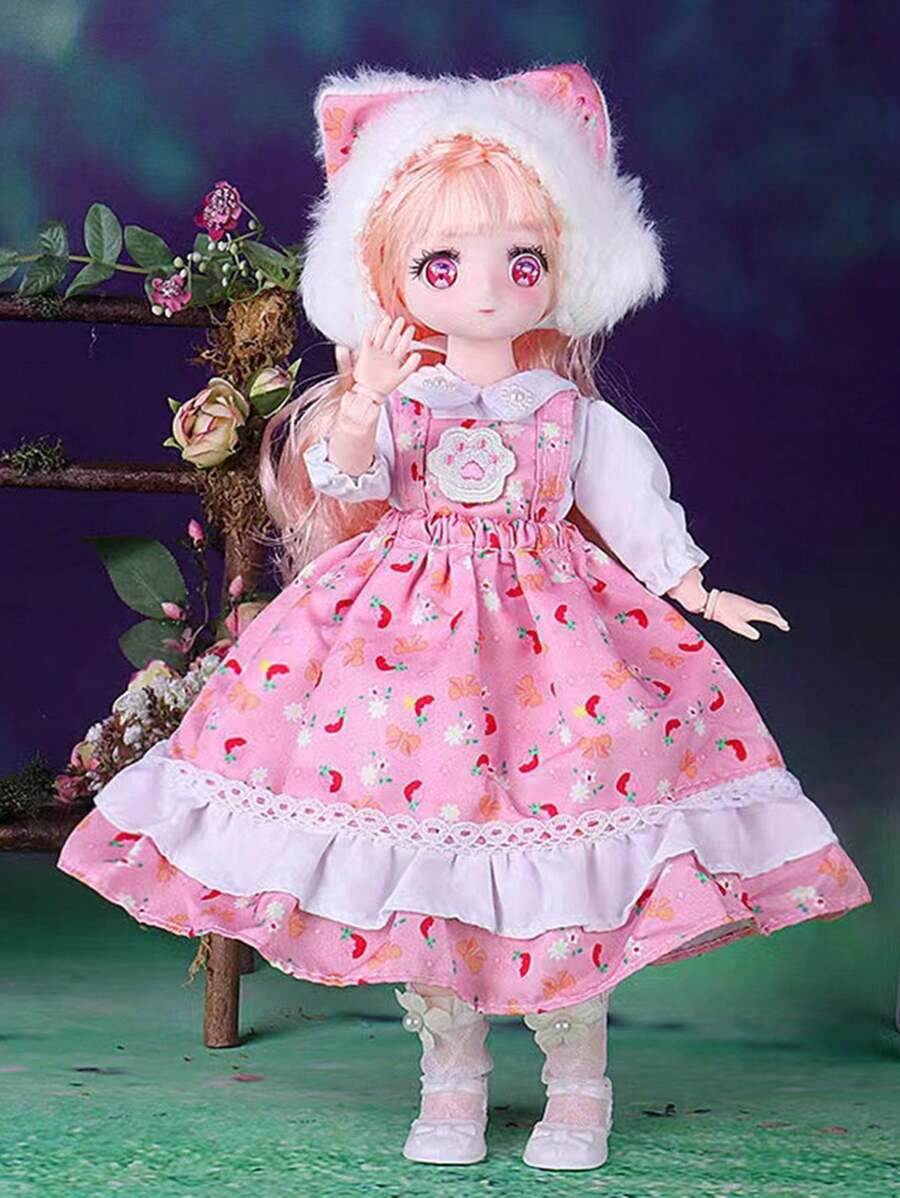 14 Inch Black Baby Doll With Afro Hair, Soft Vinyl Doll Toy For Kids Comes With Changeable Clothes And Pacifier 1 Year Old Toys Barby Toddler Doll P 34298826 Cat 7313