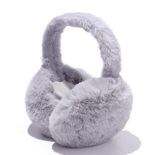 冬季保暖可摺疊耳塞實心加厚耳塞保暖耳塞,長毛絨可伸縮耳塞,男女適用